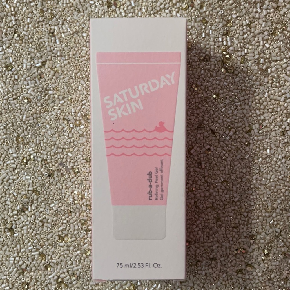 Saturday Skin rub a dub refining peel gel NIB